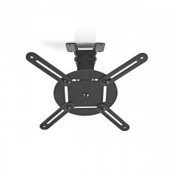 Support plafond vidéoprojecteur Nedis compatible PJCM100BK Hauteur de 13cm 10kg max (Noir)