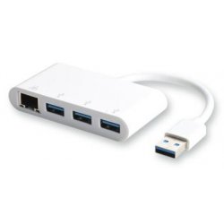 USB-A ADAPTER TO 3 USB-A+RJ45