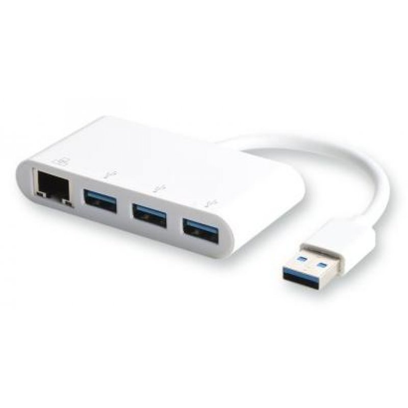 DLH DY-TU2986W notebook dock/port replicator White