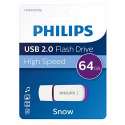 Philips FM64FD70B USB flash drive 64 GB USB Type-A 2.0 Purple, White