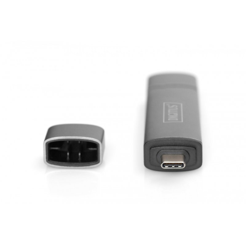 Digitus Hub à double lecteur de carte USB-C™ USB 3.0, OTG