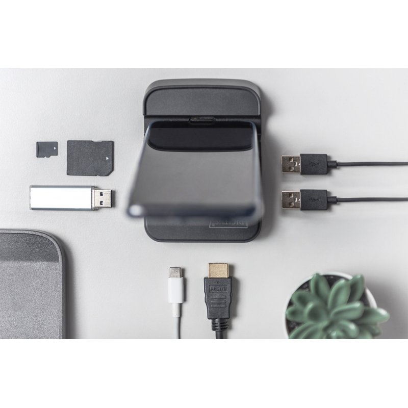 DIGITUS DA-70882 - Dockingstation - USB-C - HDMI