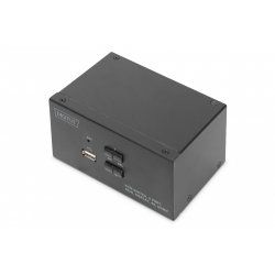 Digitus KVM Switch, 2 Port, Dual Display, 4K, HDMI
