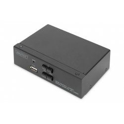 Digitus KVM Switch, 2 Port, Single Display, 4K, HDMI