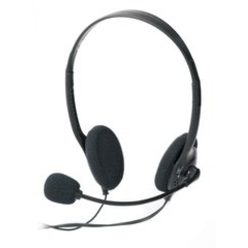Ednet Headset Wired Calls/Music Black