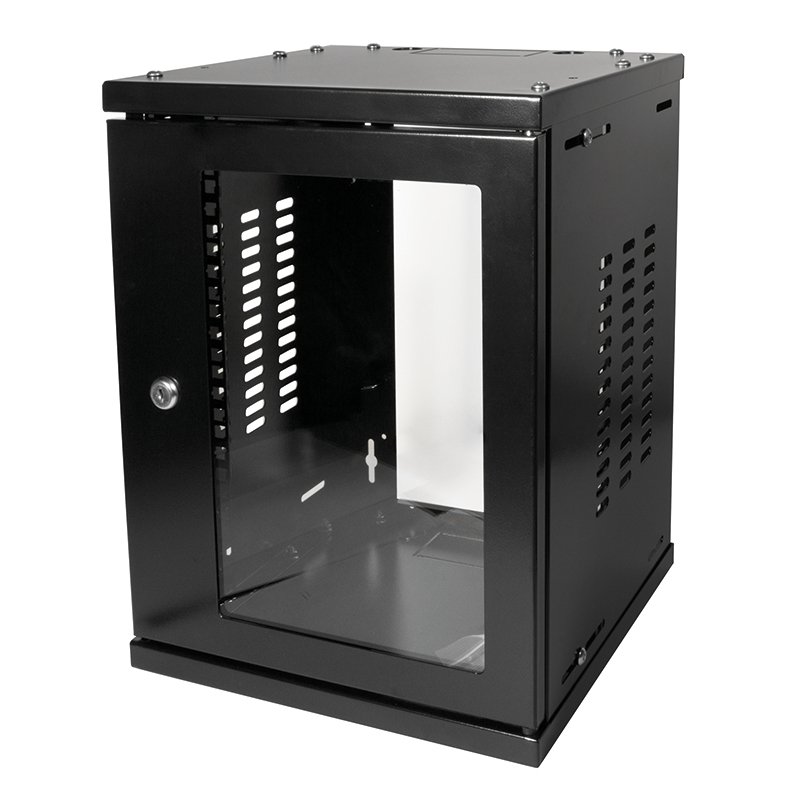 LogiLink W09Z33B étagère 8U Rack monté sur le mur Noir