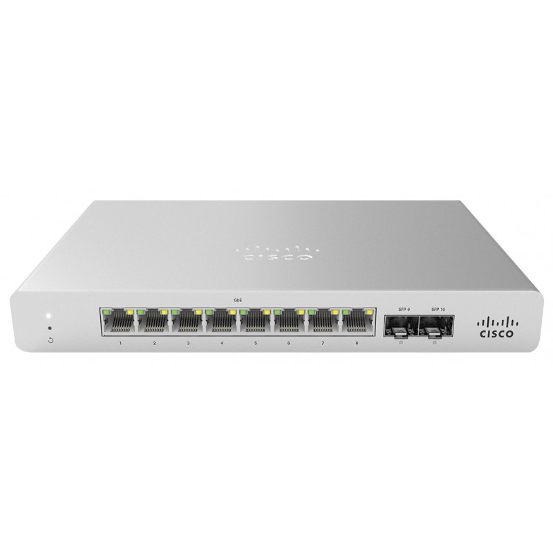 MS120-8LP 1G L2 CLOUD MANAGED 8X GIGE 64W POE SWITCH