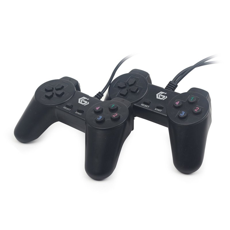 Manette de jeu Gembird compatible JPD-UB-01 pour PC (Noir)