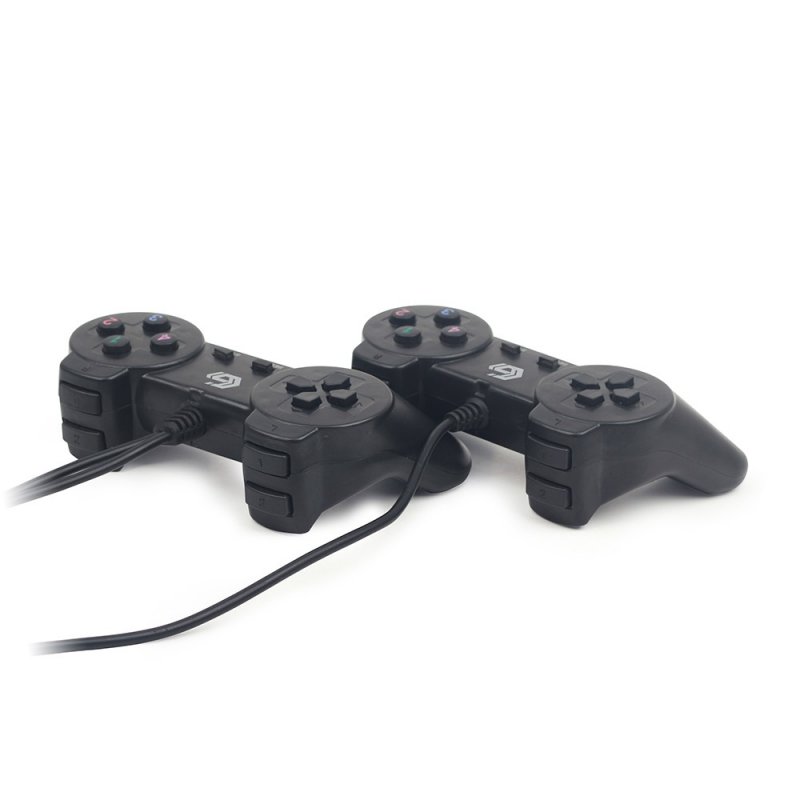 Gembird JPD-UB2-01 Gaming Controller Black USB 2.0 Gamepad PC