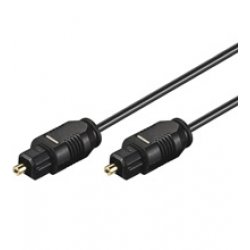 Cable Audio Optique Goobay compatible Toslink 50cm (Noir)