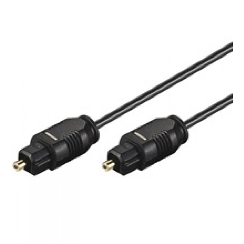 Cable Audio Optique Goobay compatible Toslink 50cm (Noir)