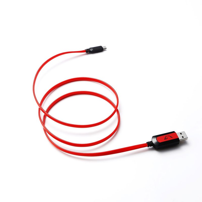 WE WEGUSBMICRO100 câble USB 1 m USB A Micro-USB B Rouge, Noir