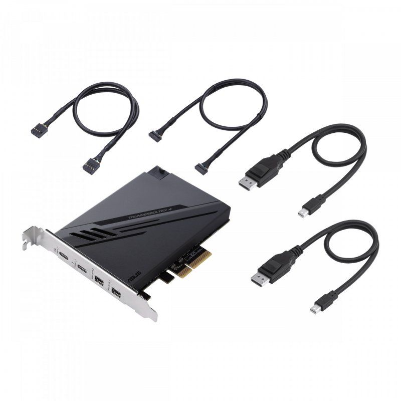 ASUS ThunderboltEX 4 carte et adaptateur d'interfaces Interne Mini DisplayPort, PCIe, Thunderbolt, USB 2.0, USB 3.2 Gen 