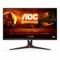 AOC 27G2SAE/BK écran plat de PC 68,6 cm (27") 1920 x 1080 pixels Full HD LED Noir, Rouge