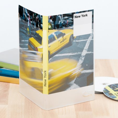 HERMA DVD inlay card A4 273x183 mm white cardboard perforated non-adhesive 25 pcs.