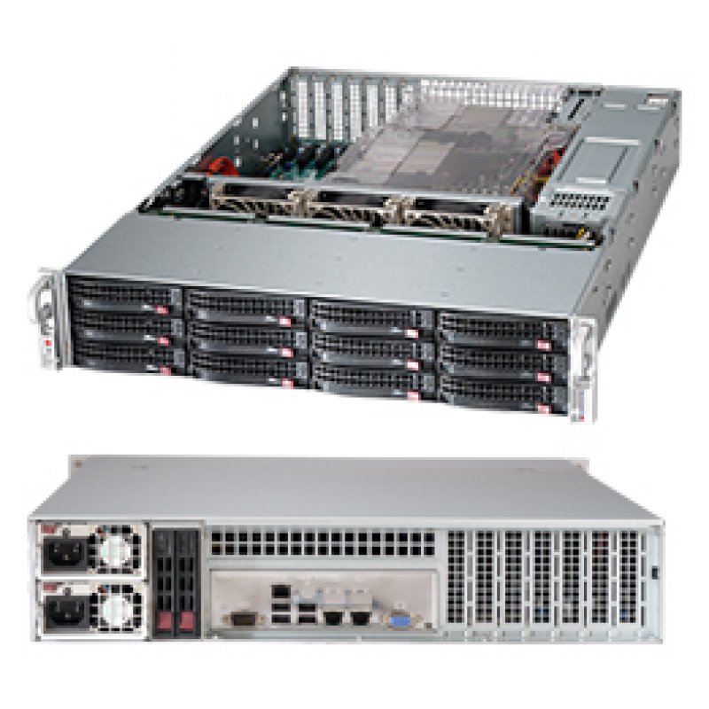 Supermicro 826BAC4-R920LPB Rack Black 920 W