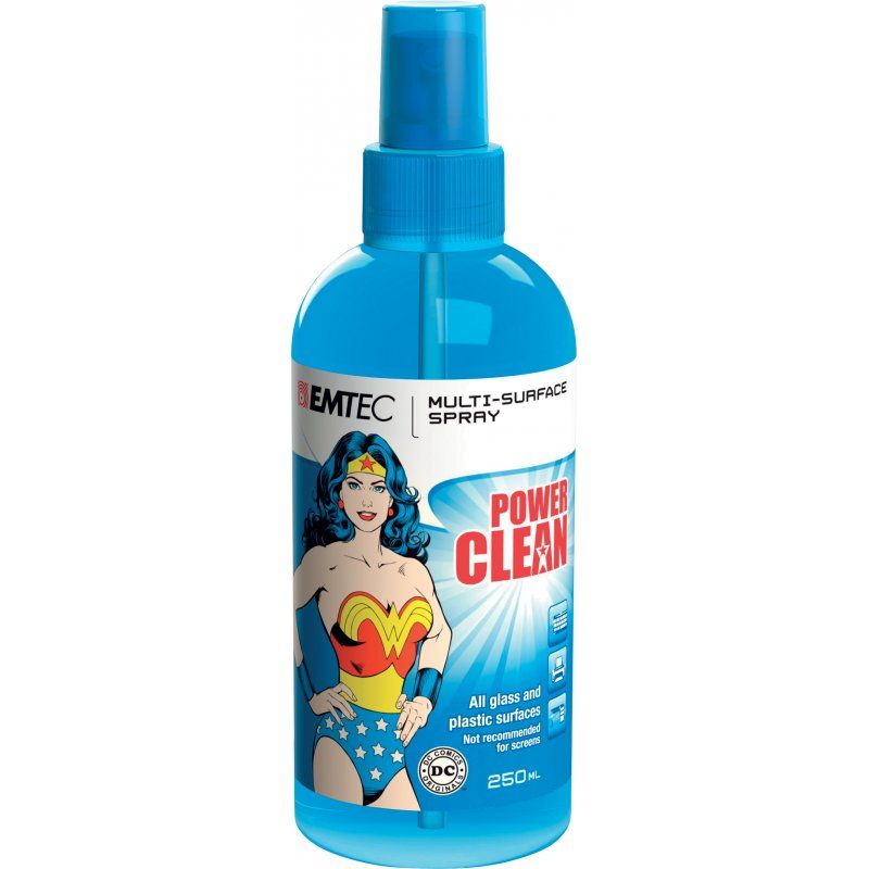 Emtec ECCLSPRMULT kit de nettoyage pour ordinateur Écrans/Plastiques 250 ml