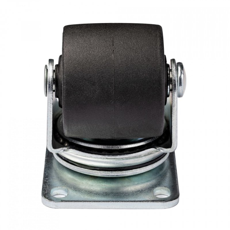 StarTech.com Heavy Duty Casters for Server Racks/Cabinets - Set of 4 Universal M6 2-inch Caster Kit - Replacement Swivel