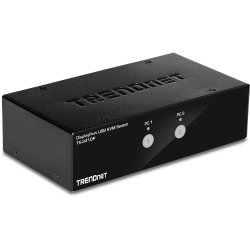 Trendnet TK-241DP commutateur écran, clavier et souris Noir