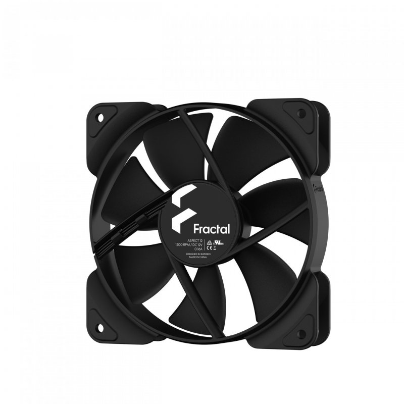 Fractal Design Aspect 12 Boitier PC Ventilateur 12 cm Noir 1 pièce(s)