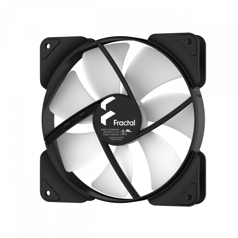 Fractal Design Aspect 14 RGB PWM Boitier PC Ventilateur 14 cm Noir 3 pièce(s)