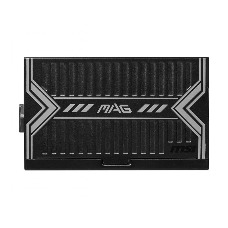 MSI MAG A650BN UK PSU '650W, 80 Plus Bronze certified, 12V Single-Rail, DC-to-DC Circuit, 120mm Fan, Non-Modular, Sleeve