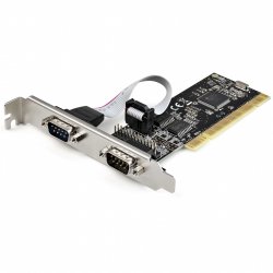StarTech.com Carte PCI Combo Série/Parallèle avec Double Port Série RS232 (DB9) & 1 Port Parallèle LPT (DB25) - Cart