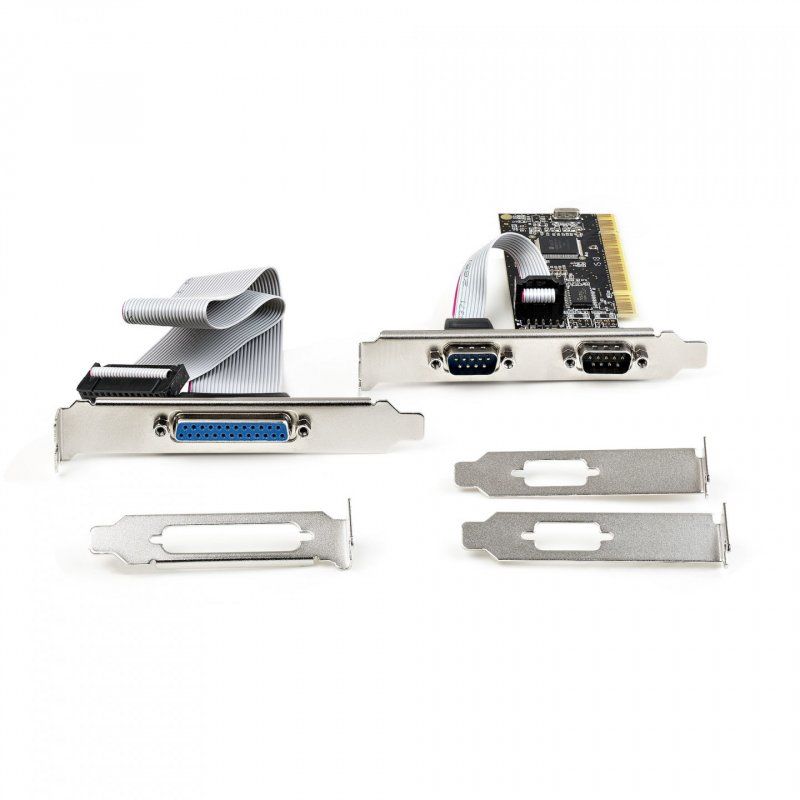 StarTech.com PCI Serial Parallel Combo Card with Dual Serial RS232 Ports (DB9) & 1x Parallel LPT Port (DB25) - PCI Combo
