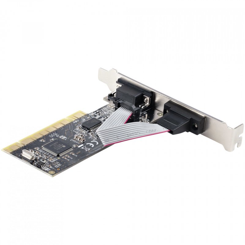 2Port PCI RS232 Serial Adapter Card PCI Serial Port Expansion Controller Card