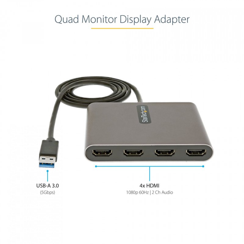 ADAPTATEUR USB 3.0 VERS HDMI CARTE VIDEO/GRAPHIQUE EXTERNE