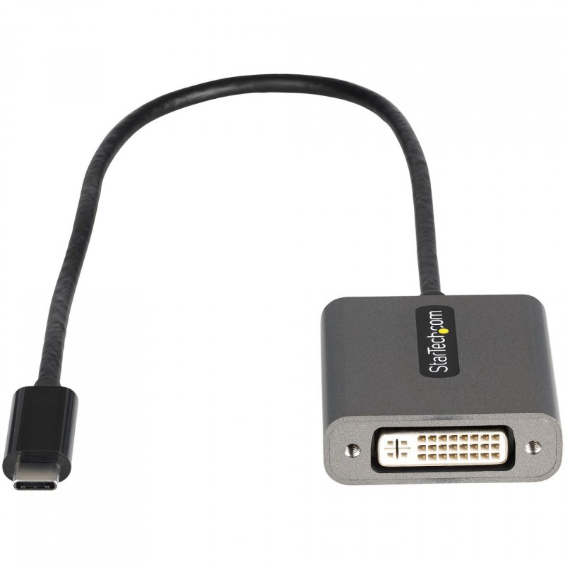 StarTech.com USB C to DVI Adapter - 1920x1200p USB-C to DVI-D Adapter Dongle - USB Type C to DVI Display/Monitor - Video