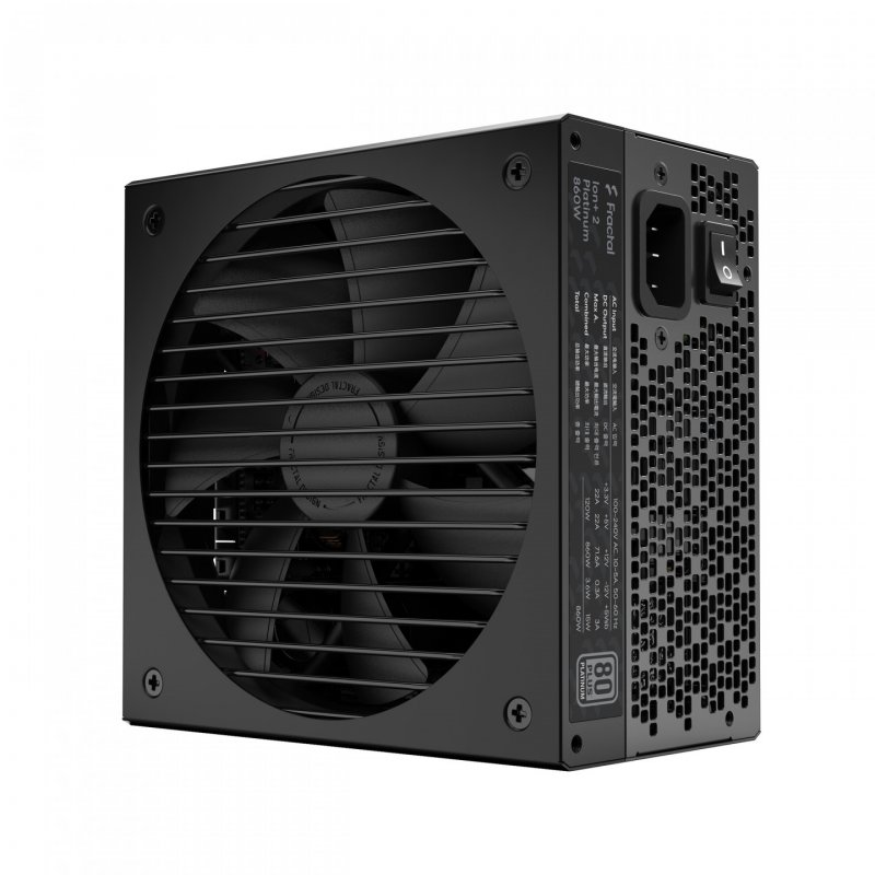 Fractal Design Ion+ 2 Platinum 860W unité d'alimentation d'énergie 20+4 pin ATX ATX Noir