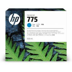 HP 775 500-ml Cyan Ink Cartridge