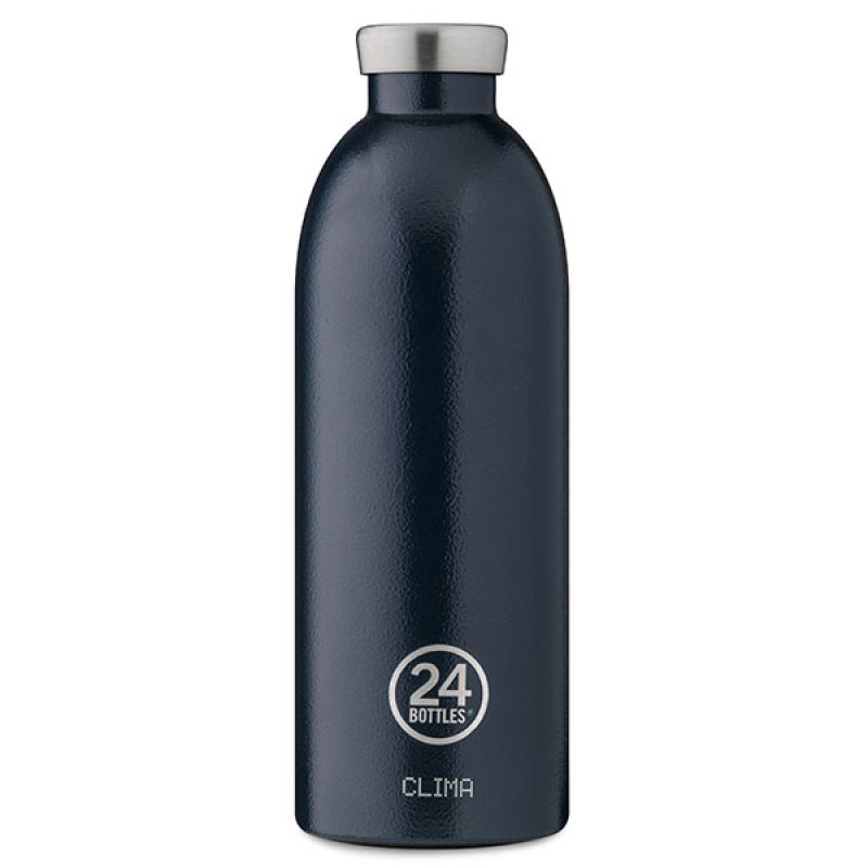 24 Bottles - Clima Bottle 0,85 L - Rustic Deep Blue (24B433)