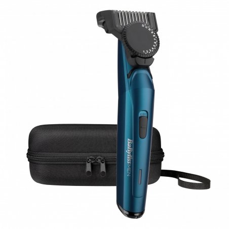 BaByliss Japanese Steel Beard Trimmer AC/Batterie 24 1,2 cm Noir, Bleu