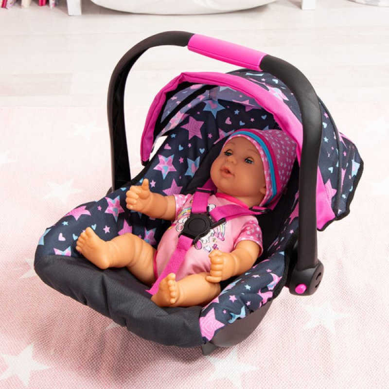 Bayer - Deluxe Car Seat for Dolls - Stars (67906AA)