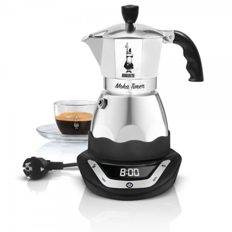 Bialetti EAsy Timer 6 Entièrement automatique Cafetière moka électrique 0,5 L