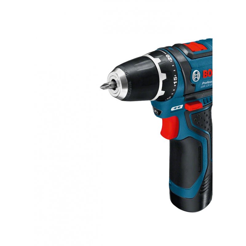 Bosch compatible - GSR 12V-15 - Cordless Drill Driver - Battery & Bag Set