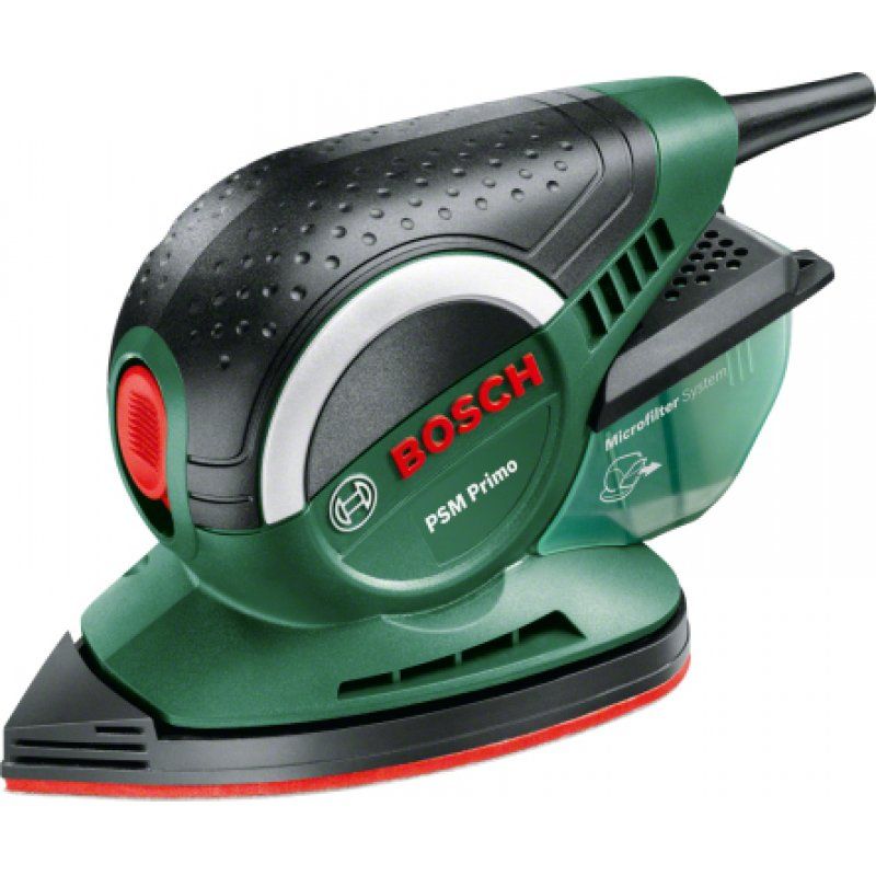 Bosch PSM Primo Ponceuse multi usages 24000 OPM Noir, Vert, Rouge, Argent
