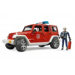 Bruder - Jeep Wrangler Unlimited Rubicon Fire Dept vehicle with fireman (BR2528)