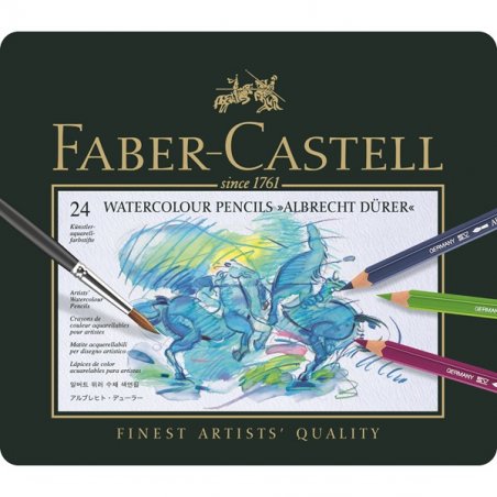 Faber-Castell - Watercolour pencil Albrecht Dürer tin of 24 (117524)