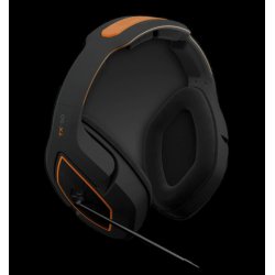 Gioteck TX-50 Casque Avec fil Arceau Jouer Noir, Orange