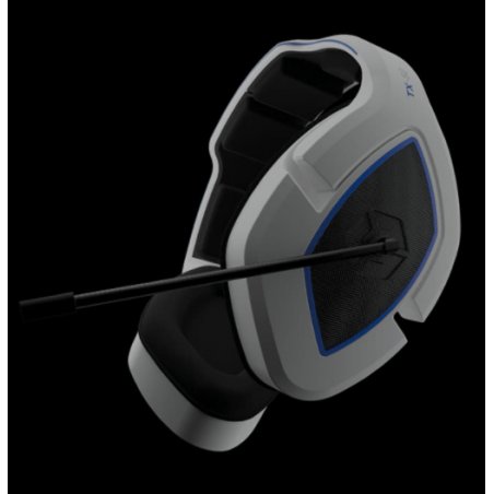 Gioteck TX-50 Casque Avec fil Arceau Jouer Noir, Bleu, Blanc