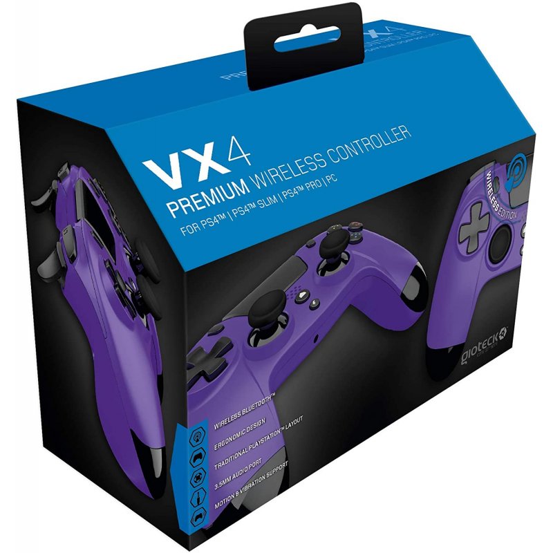 Gioteck Playstation 4 VX-4 Wireless BT Controller (Purple)