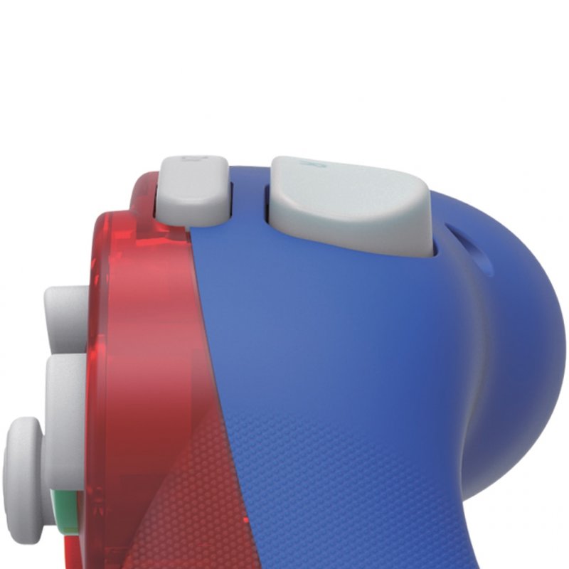 Hori Battle Pad (Mario) Bleu, Rouge, Translucide USB Manette de jeu Nintendo Switch