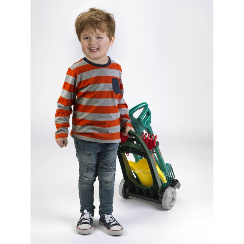 Klein compatible - Bosch - Kids Garden Trolley, 7 pieces (KL2751)