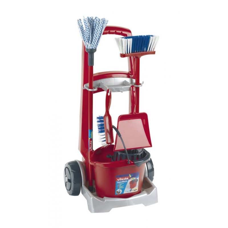 Theo Klein Vileda cleaning trolley