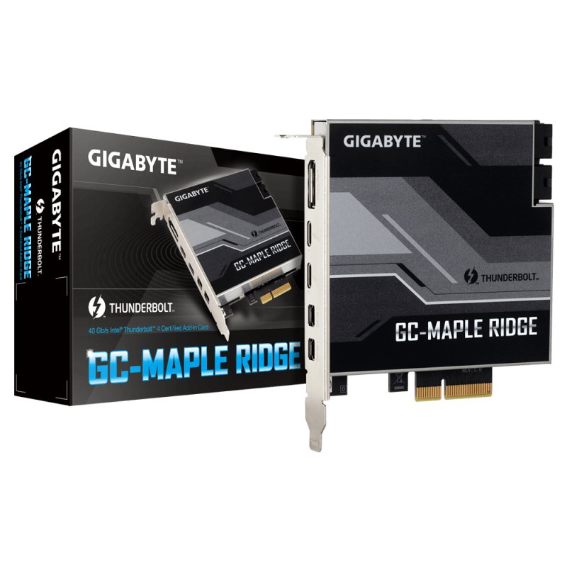 Gigabyte GC-MAPLE RIDGE carte et adaptateur d'interfaces Interne DisplayPort, Mini DisplayPort, Thunderbolt 4, USB 3.2 G