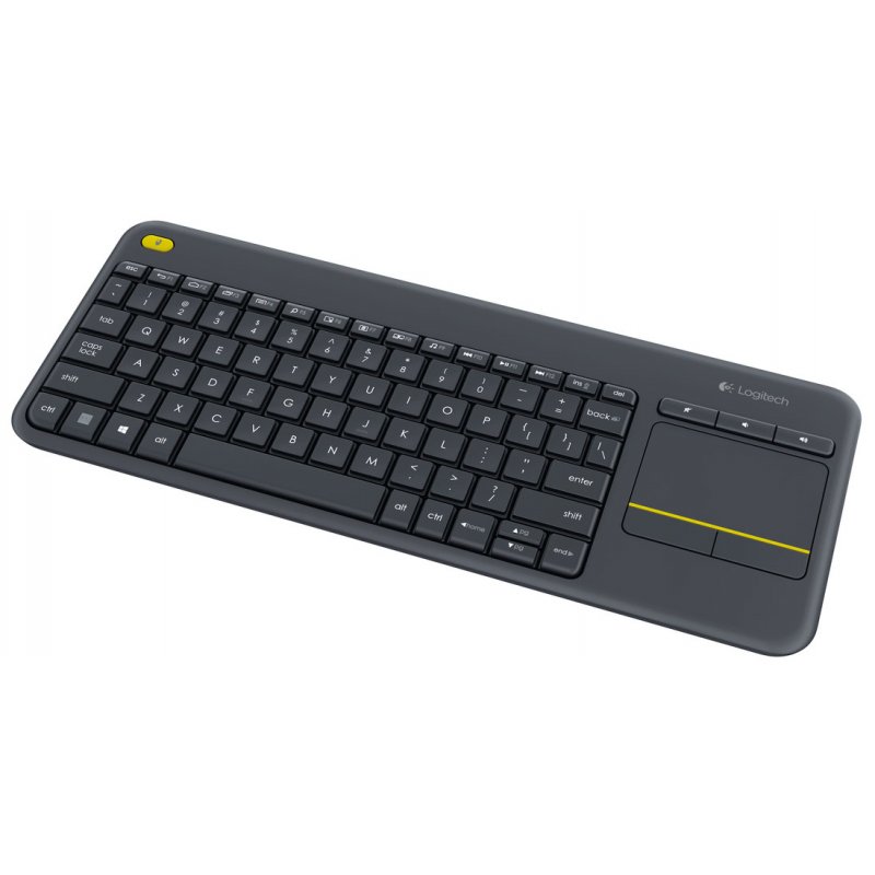 Logitech Wireless Touch Keyboard K400 Plus Black (Nordic)