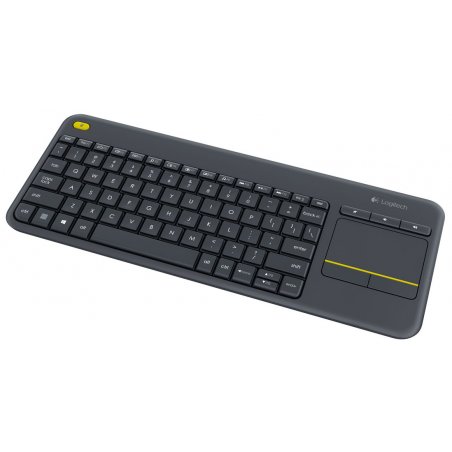 Logitech K400 Plus Tv clavier RF sans fil QWERTY Nordique Noir